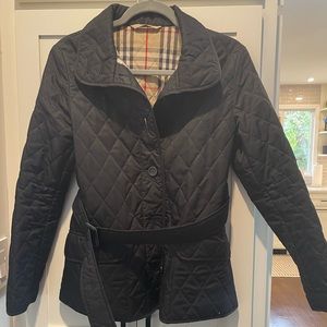 Burberry Woman’s Quilted Shell Jacket Size 0